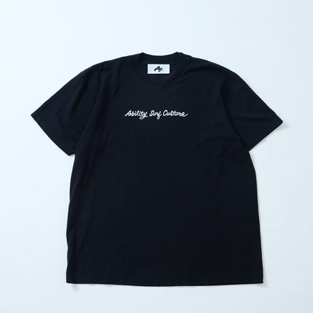 ability surf culture ELEVATED S/S TEE UNISEX BLACK