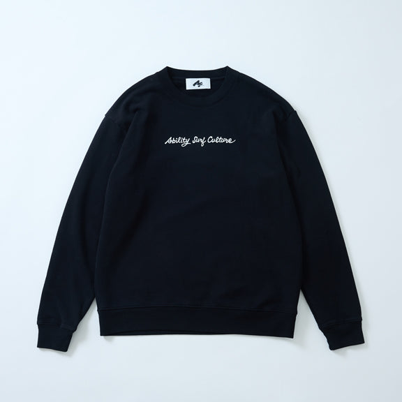 ability surf culture　CREWNECK SWEATSHIRT UNISEX  BLACK