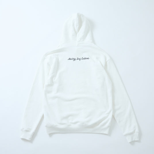 abilitysurfculture HOODIE UNISEX WHITE