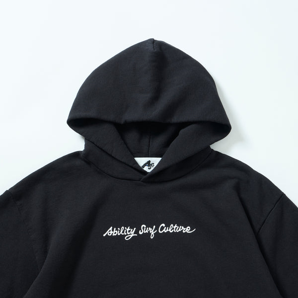 abilitysurfculture HOODIE UNISEX  BLACK