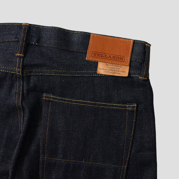 TELLASON REG STRAIGHT SELVEDGE JEANS