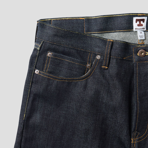 TELLASON REG STRAIGHT SELVEDGE JEANS