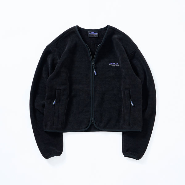 THOUSAND MILE KNIT FREECE ZIP CARDIGAN