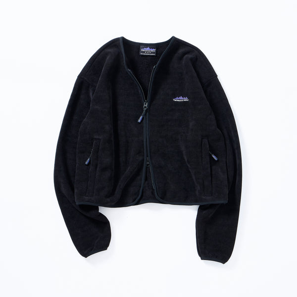 THOUSAND MILE KNIT FREECE ZIP CARDIGAN