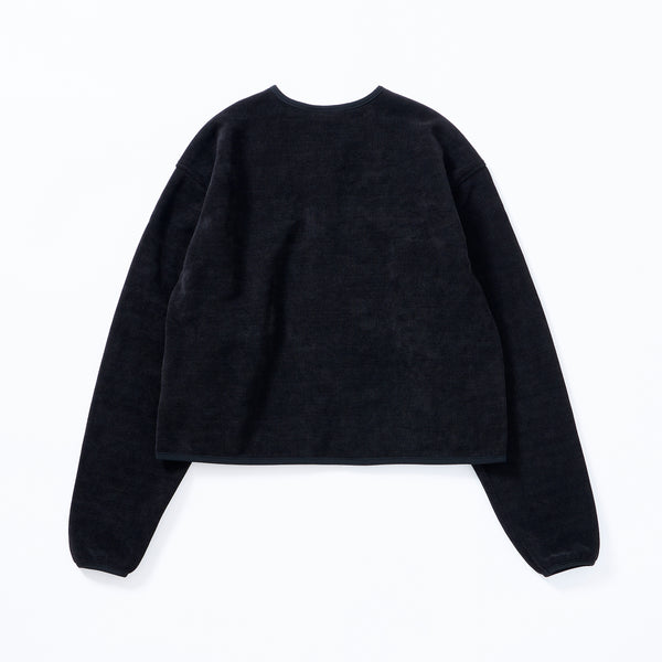 THOUSAND MILE KNIT FREECE ZIP CARDIGAN